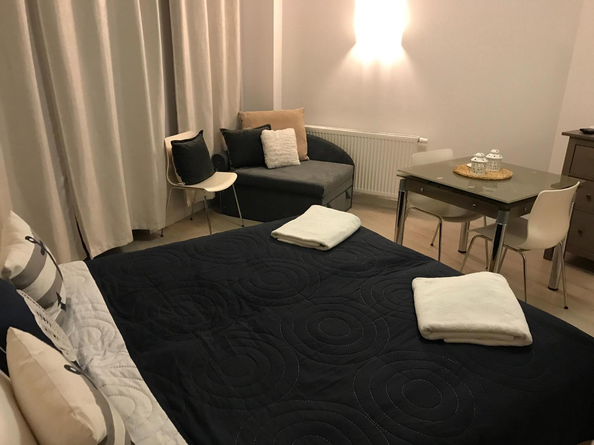 Władysławowo Apartamenty Gwiazda Baltyku 2Min Plaza, Parking מראה חיצוני תמונה