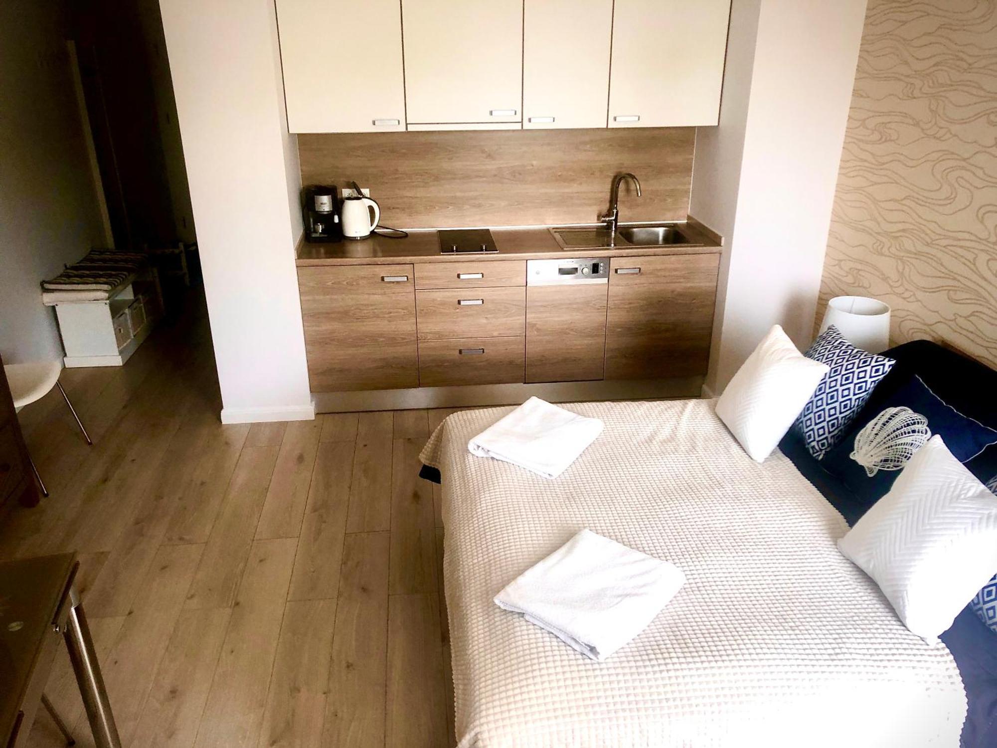 Władysławowo Apartamenty Gwiazda Baltyku 2Min Plaza, Parking מראה חיצוני תמונה